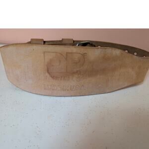 DP Fit for Life Leather Weight Lifting Belt Medium Brown Adjustable Made in USA